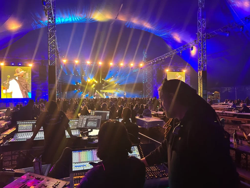 outdoor festival lighting