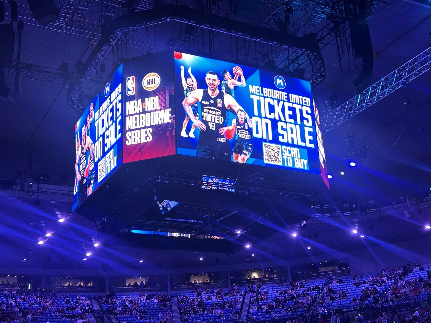 Basketball octagon ROE V4ST LED scoreboard