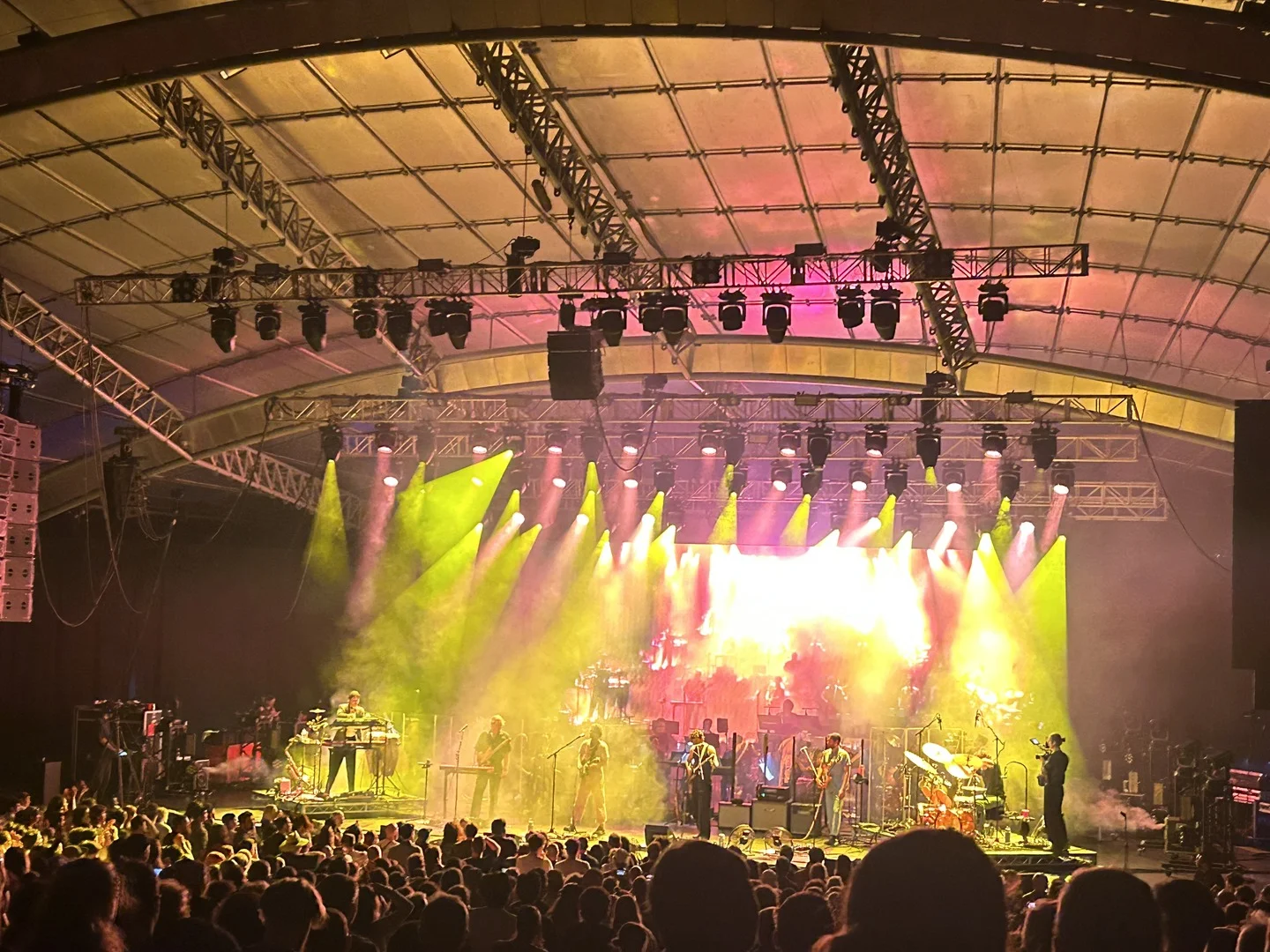 Outdoor rock concert LED screen and lighting package